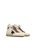Golden Goose 'Sky Star' White Lear Sneakers