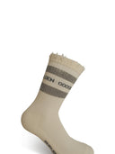 Golden Goose Cream Cotton Blend Socks