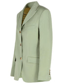 Golden Goose 'Nima' Green Virgin Wool Blazer