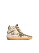 Golden Goose 'Francy' White Lear Sneakers
