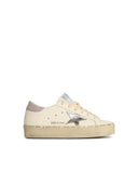 Golden Goose 'Hi Star' White Lear Sneakers