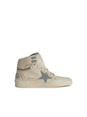 Golden Goose 'Sky Star' White Lear Sneakers