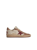 Golden Goose 'Ball Star' White Lear Sneakers