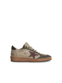 Golden Goose 'Ball Star' Beige Lear Sneakers
