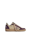 Golden Goose 'Ball Star' White Lear Sneakers