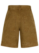Isabel Marant Etoile 'Katja' Brown Cotton Shorts