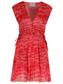 Isabel Marant Etoile "Abito di viscosa rossa