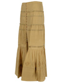Isabel Marant Etoile 'Dusta' Green Cotton Skirt
