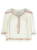 Isabel Marant Etoile 'Felicity' Beige Cotton Blouse