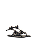 Isabel Marant Etoile 'Velvee' zwarte Lear Sandals