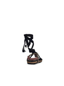Isabel Marant Etoile 'Gypsa' Black Cotton Blend Sandals