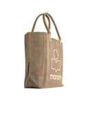 Isabel Marant 'Yenki' Brown Cotton Shopping Bag