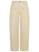 Isabel Marant 'Baryl' Beige Cotton Pants