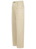 Isabel Marant 'Baryl' Beige Cotton Pants