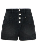 Pantaloncini di denim neri "Jovany" Isabel Marant