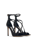 Jimmy Choo Azia Sandals In Black Lear