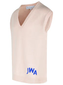 Jw anderson gilet en coton rose
