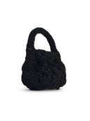 Jw Anderson 'Knit' Black Lear Bag