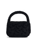 Jw Anderson 'Knit' Black Lear Bag