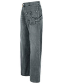 Jw Anderson 'Twisted' Grey Denim Jeans