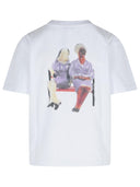 Jw Anderson 'Anchor' White Cotton T Shirt