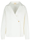 Khaite 'Ashton' White Cotton Shirt