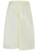 Khaite 'Sawyer' White Silk Skirt