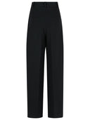Khaite 'Maris' Black Polyester Blend Pants