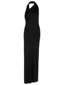 Khaite 'Roza' Black Viscose Dress