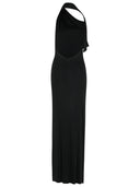 Khaite 'Roza' Black Viscose Dress