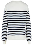 Khaite 'Viola' White Cashmere Blend Sweater