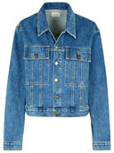 Veste en jean bleu clair khaïte