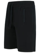 Laneus Black Cotton Bermuda Shorts