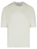 Laneus Cream Cotton Sweater