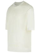 Laneus Cream Cotton Sweater