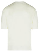 Laneus Cream Cotton Sweater