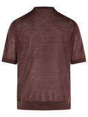 Laneus Brown Lyocell Sweater