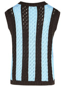 Laneus Light Blue Cotton Vest