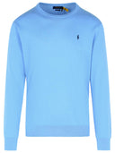 Polo Ralph Lauren ljusblå bomullsweatshirt