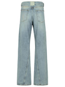 Lanvin 'Twisted' Light Blue Denim Jeans