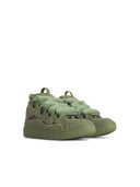 Lanvin 'Curb' Green Lear Blend Sneakers