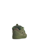 Lanvin 'Curb' Green Lear Blend Sneakers