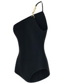Lanvin Black Swimsuit In Polyamide Blend
