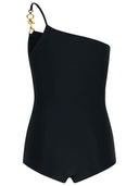 Lanvin Black Swimsuit In Polyamide Blend