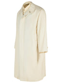 Maison Margiela Ivory Cotton Trench Coat
