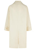 Maison Margiela Ivory Cotton Trench Coat