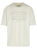 Maison Margiela Ivory Cotton T Shirt