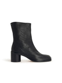 Maison Margiela 'Tabi' Black Lear Ankle Boots