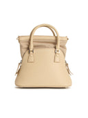 Maison Margiela '5 Ac' Micro Bag In Beige Lear