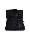 Maison Margiela '5 Ac Mini' Black Lear Blend Bag